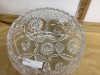 FOOTED PINWHEEL CRYSTAL BOWL - 3