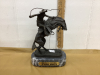 CAST REMINGTON BRONZE - "BRONCO BUSTER" COWBOY