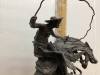 CAST REMINGTON BRONZE - "BRONCO BUSTER" COWBOY - 4