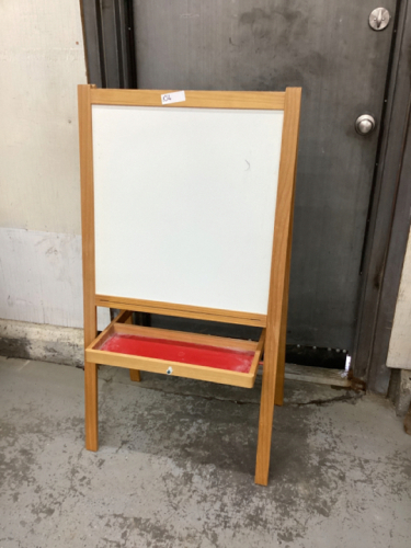 IKEA DOUBLE SIDED KIDS EASEL - WHITE BOARD/CHALK BOARD