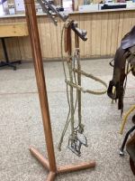 RAWHIDE BRIDLE W/ SNAFFLE BIT