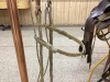 RAWHIDE BRIDLE W/ SNAFFLE BIT - 2