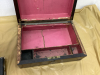 OLD WRITING BOX & ANTIQUE AGFA CAMERA IN LEATHER CASE - 2