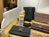 BOX W/ PURSES, WALLETS, LOTIONS - 4