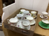 FLAT W/ TEA CUPS & SAUCERS - 3