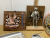 BOX W PORKERT MEAT GRINDER, TIN OF BUTTONS, "KNIGHT" BAR SET - 4