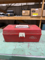 Old Powell Tacklebox of fishing supply