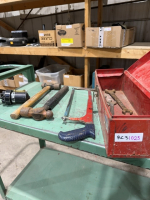 Red toolbox and contents