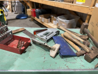 Box of hand, tools, and supplies