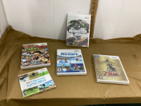 (5) WII GAMES - ZELDA IS SEALED