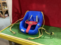 LITTLE TIKES BLUE PLASTIC SWING