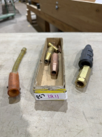 Box of big tips and welder connecter