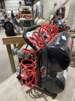 Motor master twin tank compressor