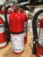 Two fire extinguishers