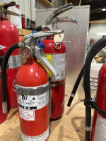 Two fire extinguishers