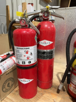 Two fire extinguishers