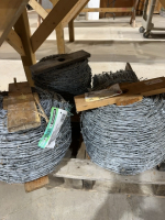 3 1/2 rolls of Barb wire