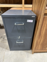 Two drawer steel file cabinet