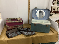 (2) VINTAGE MAKEUP CASES