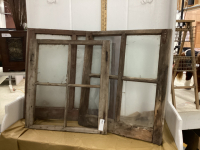 (3). OLD VINTAGE WINDOWS