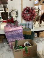 BOX OF CHRISTMAS DECOR