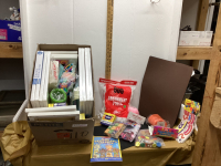 BOX W/ CRAFT ITEMS