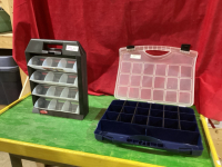 2 PLASTIC ORGANIZER CASES