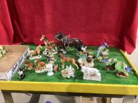 BOX OF ANIMAL FIGURINES