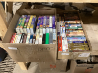 2 BOXES OF VHS MOVIES