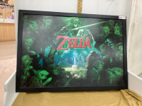 FRAMED ZELDA POSTERBOARD