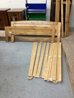 PINE DOUBLE BED FRAME