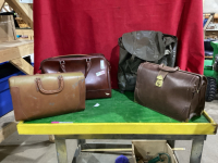 SHELF #5 - VINTAGE LUGGAGE, BRIEF CASES, BACKPACK