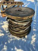 Spool of heavy cable