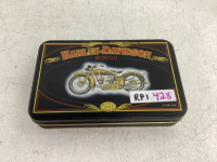 HARLEY DAVIDSON PLAYING CARDS IN COLLECTOR TIN