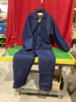 LINED DENIM COVERALLS SIZE 4XL