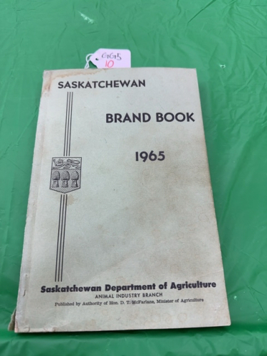 Saskatchewan brand book