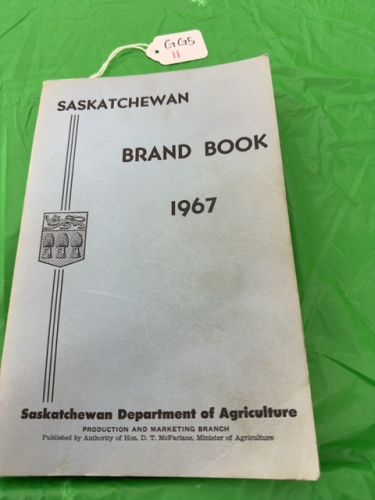 Saskatchewan brand book