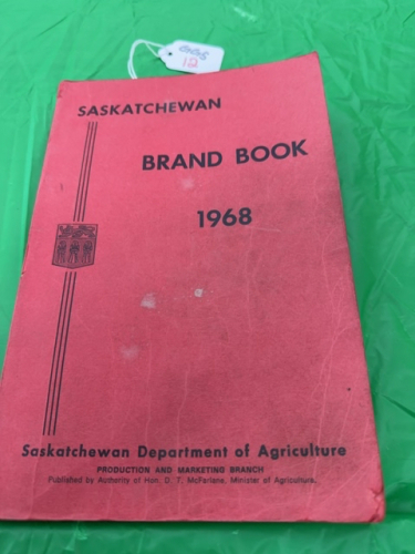 Saskatchewan brand book