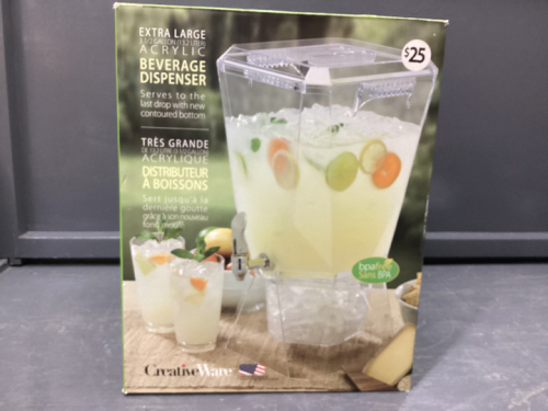 ACRYLIC BEVERAGE DIPSENSER