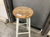 WOOD STOOL - 2