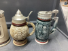 AVON COLLECTIBLE BEER STEINS - (6) STEINS...HANDCRAFTED IN BRAZIL - 4