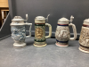 COLLECITION OF (5) AVON BEER STEINS - 3