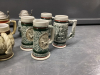 COLLECTION OF SMALL BEER STEINS - AVON - 2