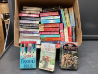 BOX OF BOOKS - DANIELLE STEELE, NORA ROBERTS