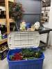 GOOD LARGE TOTE W/ CHRISTMAS DECOR