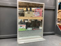 STAND ALONE MIRROR W/ METAL FRAME