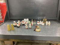 COLLECTION OF SALT & PEPPERS SHAKERS