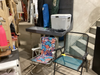 KOOLATRON 12V COOLER, FOLDING CAMP CHAIRS