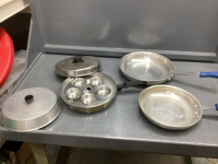 ALUMINUM FRY PANS, S/S POACHER