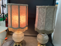 PAIR TALL LAMPS